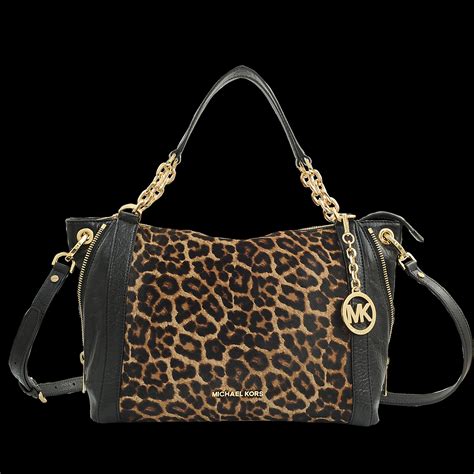 mk leopard purse